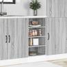 Bottom Cabinet Grey Sonoma - Durable Engineered Wood Storage