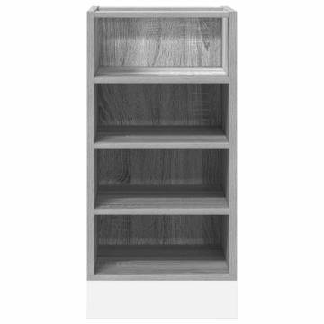 Bottom Cabinet Grey Sonoma - Durable Engineered Wood Storage