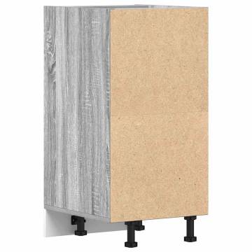 Bottom Cabinet Grey Sonoma - Durable Engineered Wood Storage