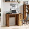 Desk Old Wood 100x55x75 cm - Stylish & Practical Office Desk