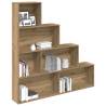  Book Cabinet Artisan Oak 157x24x160 cm Engineered Wood Colour artisan oak Quantity in Package 1 