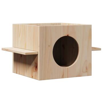 Cat House - Solid Pinewood, 51x35x30 cm | Hipomarket