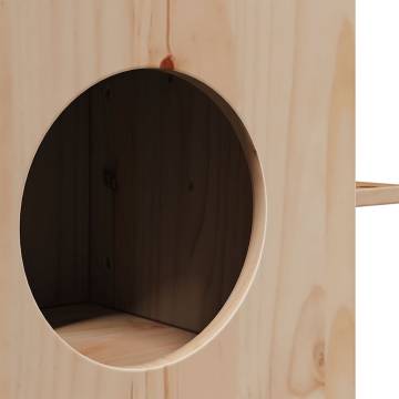 Cat House - Solid Pinewood, 51x35x30 cm | Hipomarket