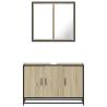 Sonoma Oak 2 Piece Bathroom Furniture Set | Stylish & Durable