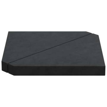 Umbrella Weight Plates 2 pcs Black Granite - 14 kg | HipoMarket