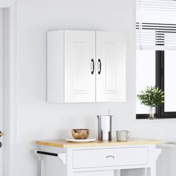 Kalmar High Gloss White Kitchen Wall Cabinet - Optimise Your Space