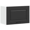 Kalmar Black Kitchen Wall Cabinet - Stylish Storage Solution