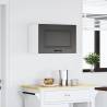 Kalmar Black Kitchen Wall Cabinet - Stylish Storage Solution