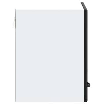 Kalmar Black Kitchen Wall Cabinet - Stylish Storage Solution