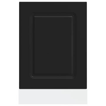 Kalmar Black Dishwasher Panel - Durable Engineered Wood | HipoMarket