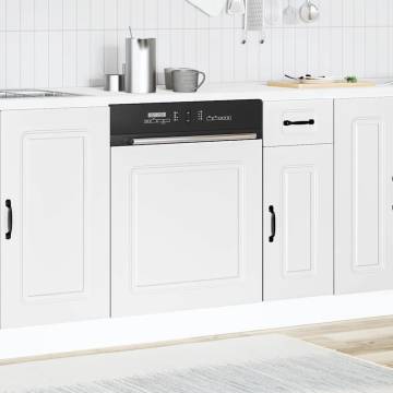 Kalmar White Dishwasher Panel 60x1.5x67 cm | Durable & Stylish