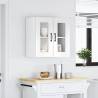 Kalmar High Gloss White Kitchen Wall Cabinet - HipoMarket