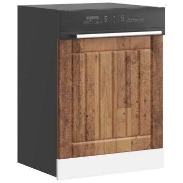 Dishwasher Panel Lucca Old Wood - Durable & Stylish Protector