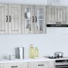 Lucca Kitchen Wall Cabinet - Concrete Grey Engineered Wood