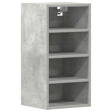 Hanging Cabinet Concrete Grey 30x29.5x60 cm - Hipo Market