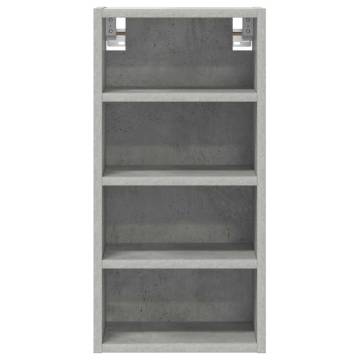 Hanging Cabinet Concrete Grey 30x29.5x60 cm - Hipo Market