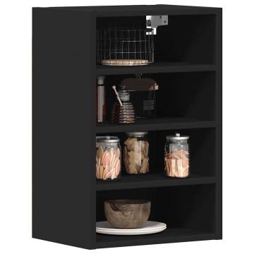 Hanging Cabinet Black - 40x29.5x60 cm Engineered Wood