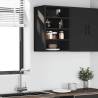 Hanging Cabinet Black - 40x29.5x60 cm Engineered Wood