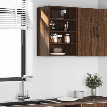 Hanging Cabinet Brown Oak 40x29.5x60 cm | Durable Storage