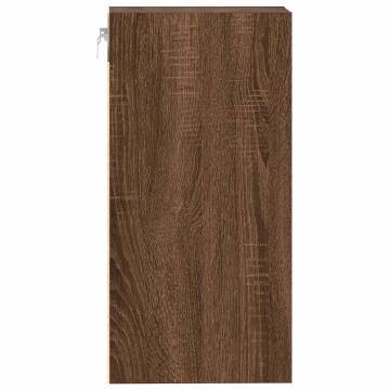 Hanging Cabinet Brown Oak 40x29.5x60 cm | Durable Storage