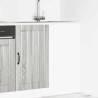 Sink Base Cabinet Lucca Grey Sonoma - Stylish & Durable Storage