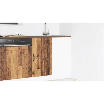 Sink Base Cabinet Lucca - Old Wood | Ample Storage Solution