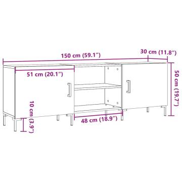 Stylish TV Cabinet Artisan Oak - 150x30x50 cm | Hipomarket