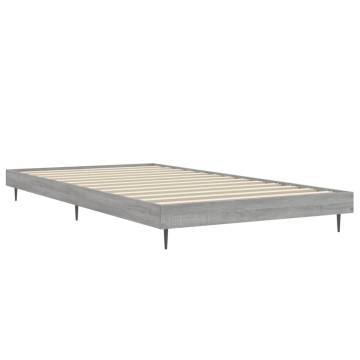 Stylish Grey Sonoma Bed Frame 100x200 cm - Hipomarket