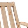 Garden Adirondack Chair - Solid Pine, 75x77x77 cm