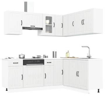 11 Piece Lucca White Kitchen Cabinet Set - Elegant & Durable