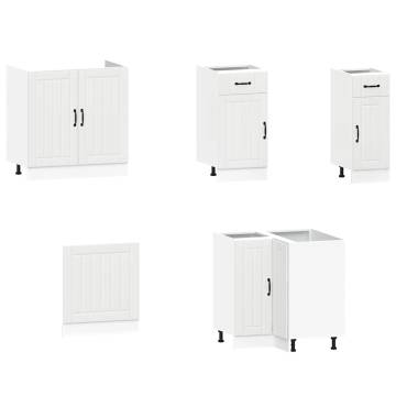 11 Piece Lucca White Kitchen Cabinet Set - Elegant & Durable