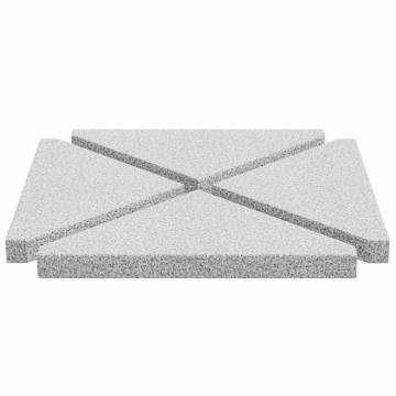 Umbrella Weight Plates - 14 kg Grey Granite Set of 4