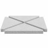 Umbrella Weight Plates - 14 kg Grey Granite Set of 4