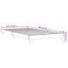 Stylish Grey Sonoma Bed Frame 100x200 cm - Hipomarket