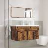 3 Piece Bathroom Furniture Set - Old Wood Stylish & Functional