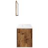 3 Piece Bathroom Furniture Set - Old Wood Stylish & Functional