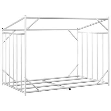 vidaxL Firewood Rack with Rain Cover - Durable Galvanised Steel