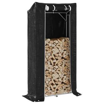 VidaXL Firewood Rack with Rain Cover - 100x40x200 cm