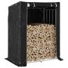 vidaxL Firewood Rack with Rain Cover - Durable & Spacious