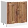  Sink Base Cabinet Lucca Old Wood Engineered Wood Colour old wood Quantity in Package 1 Model 1x bottom cabinet (2 doors) 80 cm Number of 