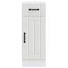 Kitchen Base Cabinet Lucca White - Engineered Wood Storage