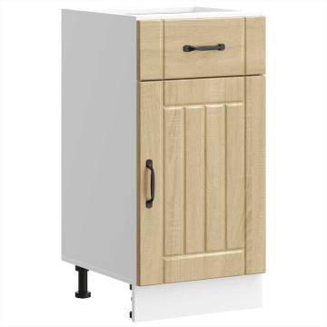 Kitchen Base Cabinet Lucca Sonoma Oak - Durable & Stylish