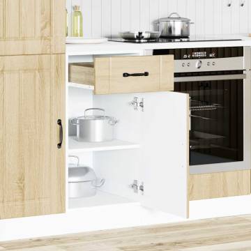 Kitchen Base Cabinet Lucca Sonoma Oak - Durable & Stylish