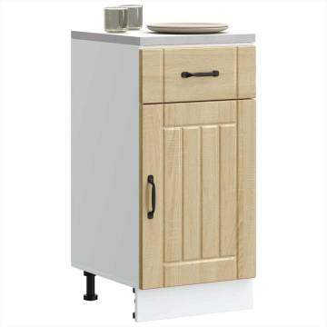 Kitchen Base Cabinet Lucca Sonoma Oak - Durable & Stylish