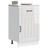  Kitchen Base Cabinet Lucca High Gloss White Engineered Wood Colour high gloss white Quantity in Package 1 Model 1x bottom cabinet (1 door 1 drawer) 50 cm Number of 