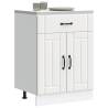  Kitchen Base Cabinet Lucca White Engineered Wood Colour white Quantity in Package 1 Model 1x bottom cabinet (2 doors 1 drawer) 60 cm Number of 