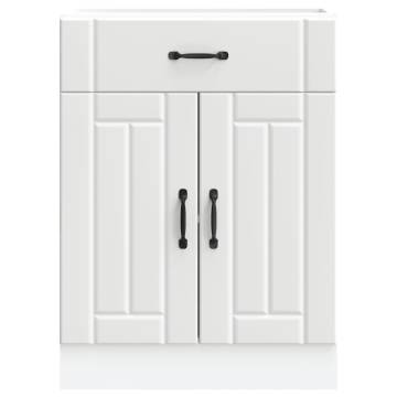 Kitchen Base Cabinet Lucca White - Durable & Spacious Storage