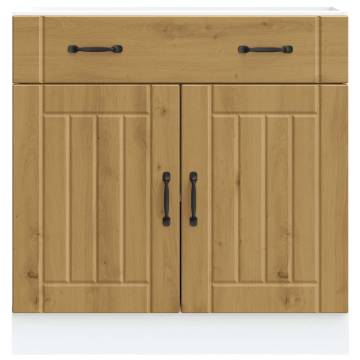 Kitchen Base Cabinet Lucca - Artisan Oak | Hipomarket UK