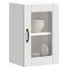  Kitchen Wall Cabinet with Glass Door Lucca White Colour white Quantity in Package 1 Model wall glass cabinet 40 cm Number of 