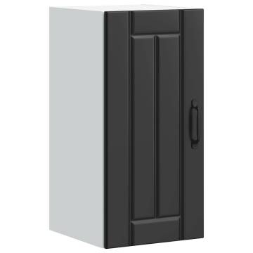 Lucca Black Kitchen Wall Cabinet - Stylish Storage Solution